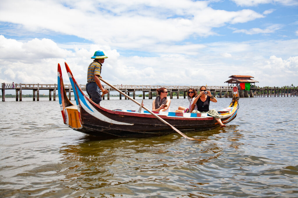 boating in Myanmar